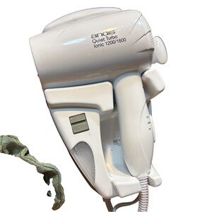 Andis 1600-Watt Quiet Wall Mounted Hangup Hair Dryer with Night Light